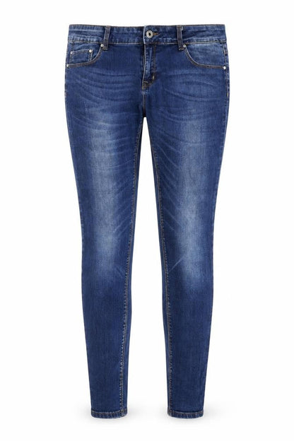Womens UK Size 12 Firetrap Regular Fit Skinny Blue Jeans
