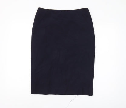 Jaeger Women's Blue Knee Length Pencil Skirt - Size 12