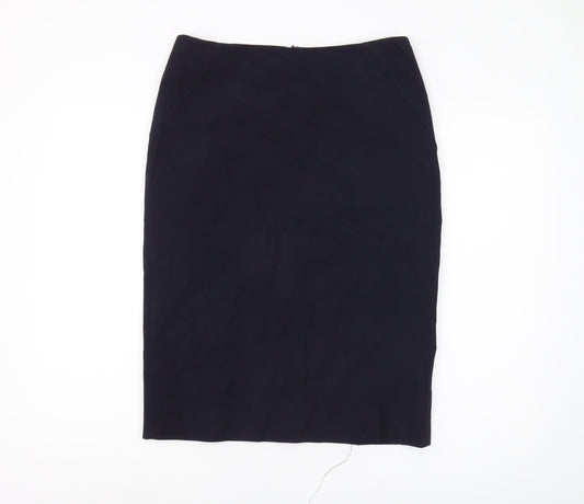 Jaeger Women's Blue Knee Length Pencil Skirt - Size 12