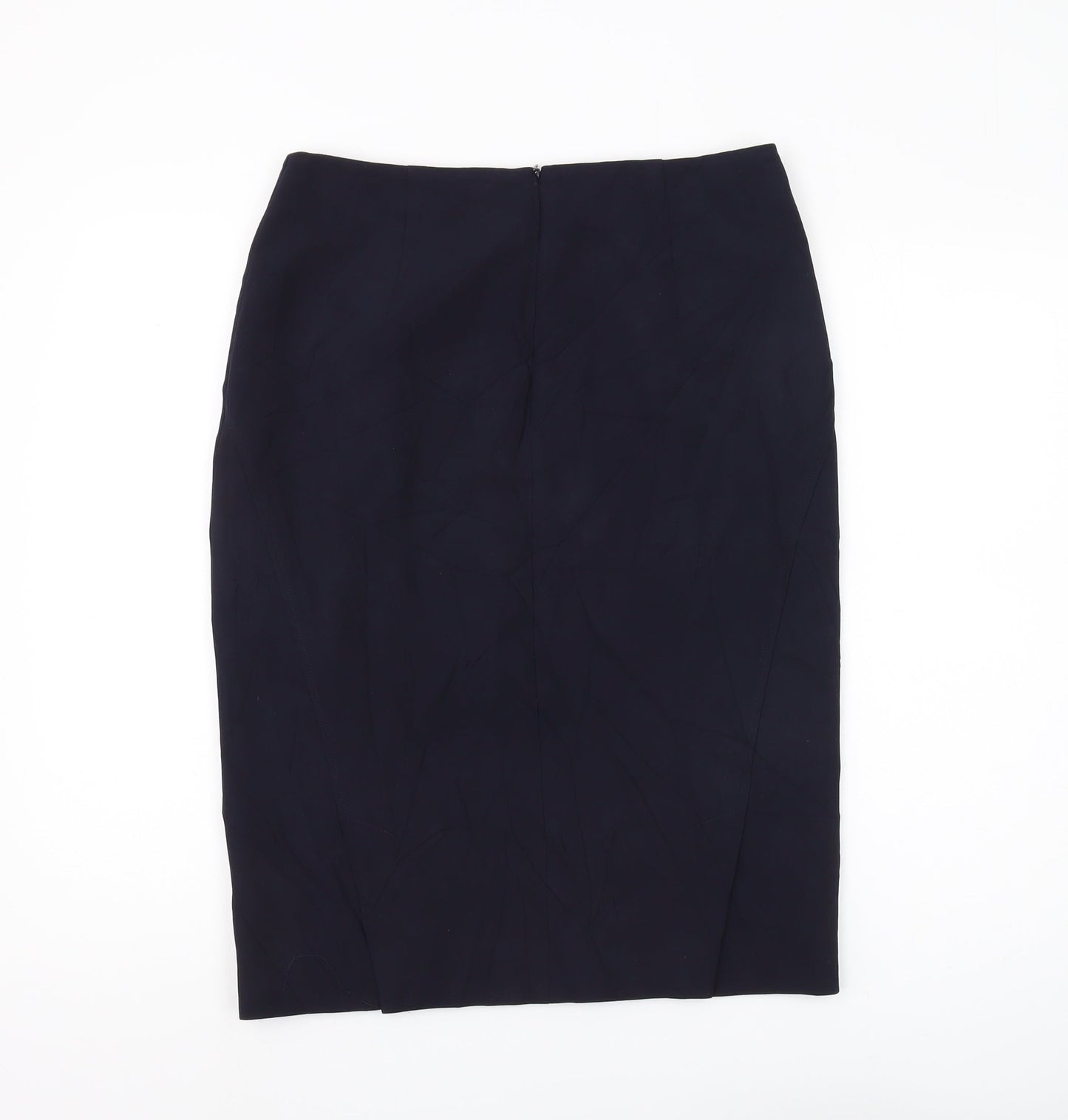 Jaeger Women's Blue Knee Length Pencil Skirt - Size 12