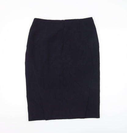 Jaeger Women's Blue Knee Length Pencil Skirt - Size 12