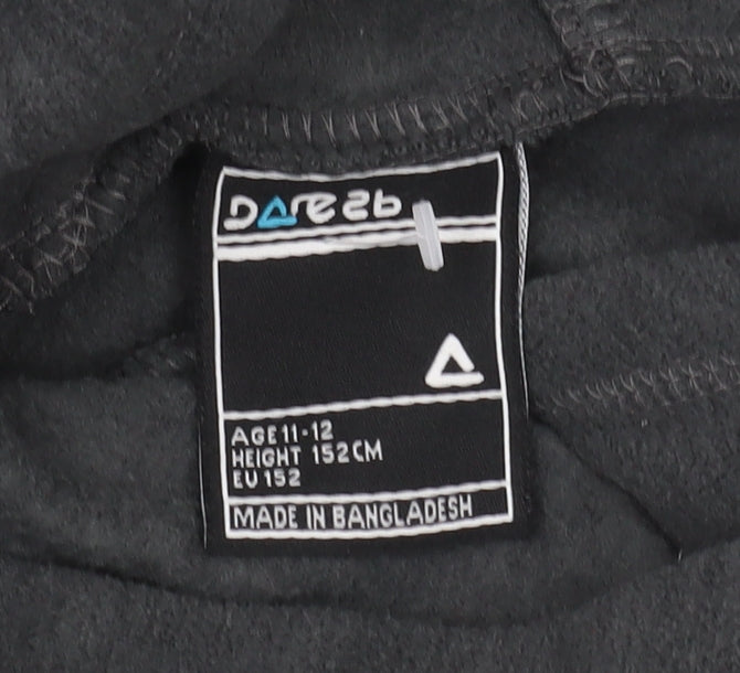 Dare 2b Boys Black Pullover Hoodie 11-12 Years Logo Hooded
