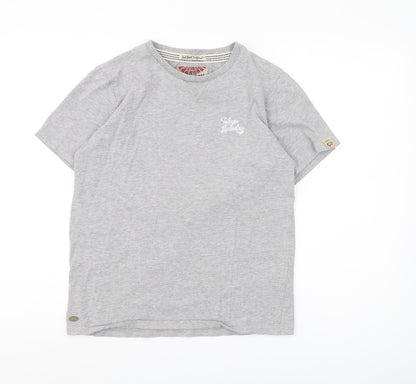 Unisex Adults UK Size S Tokyo Laundry Grey Basic T-Shirt