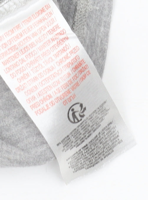 Unisex Adults UK Size S Tokyo Laundry Grey Basic T-Shirt