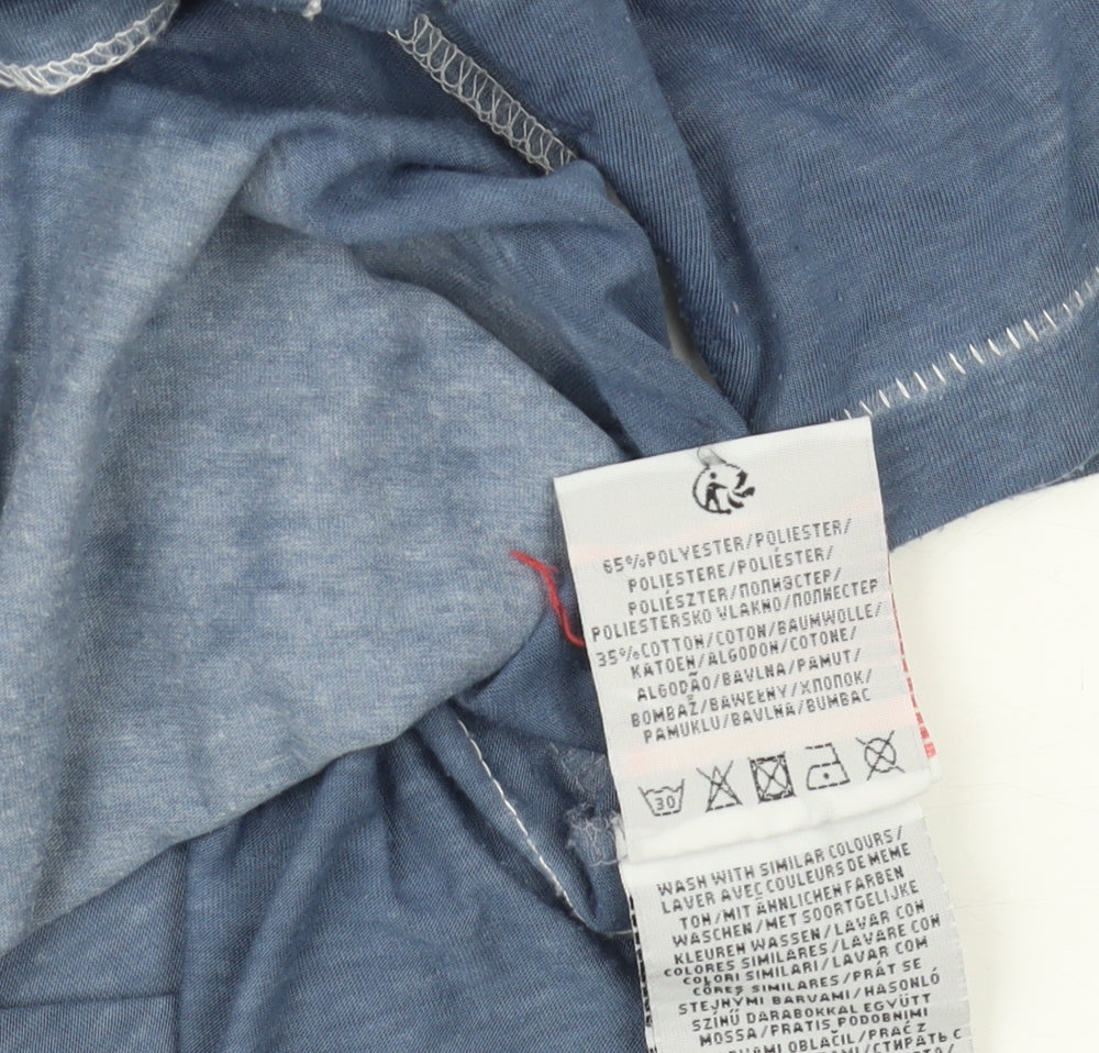 Tokyo Laundry Men's Blue Graphic T-Shirt Size S