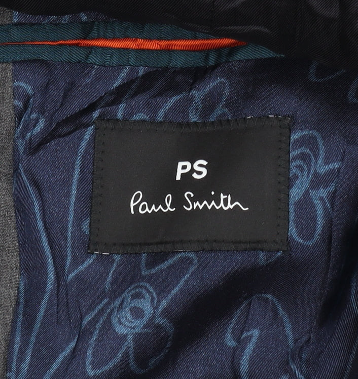 Mens UK Size 40 Paul Smith Regular Grey Suit Jacket