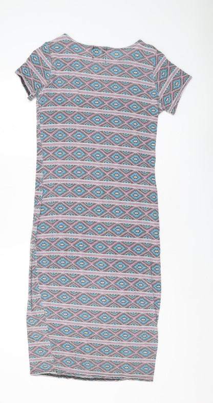SoulCal & Co Women's Multicoloured T-Shirt Dress L