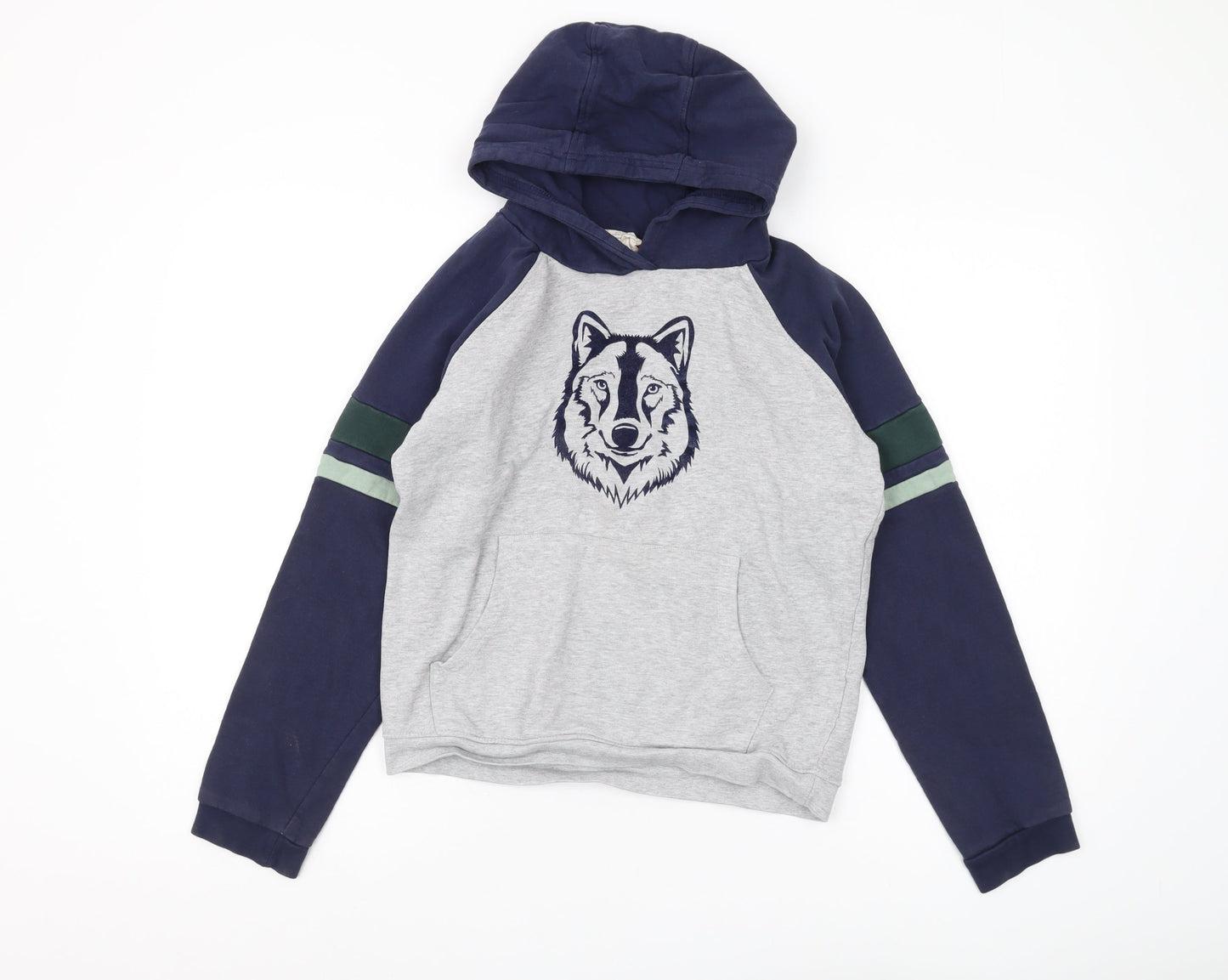 Mountain Warehouse Boys Grey Animal Hoodie 13 Years