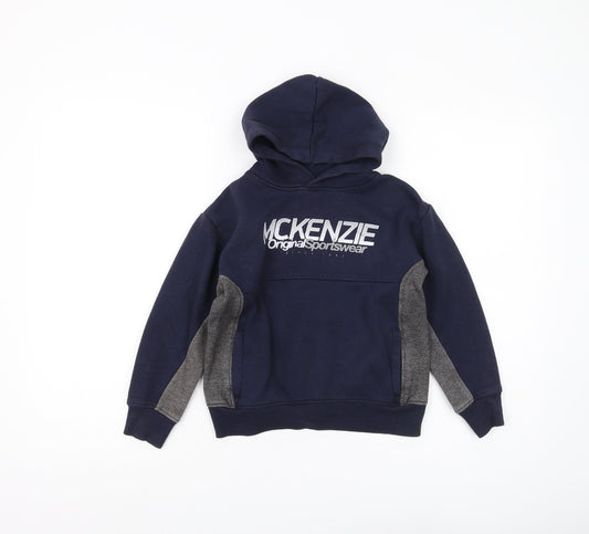 McKenzie Boys Blue Pullover Hoodie 6-7 Years