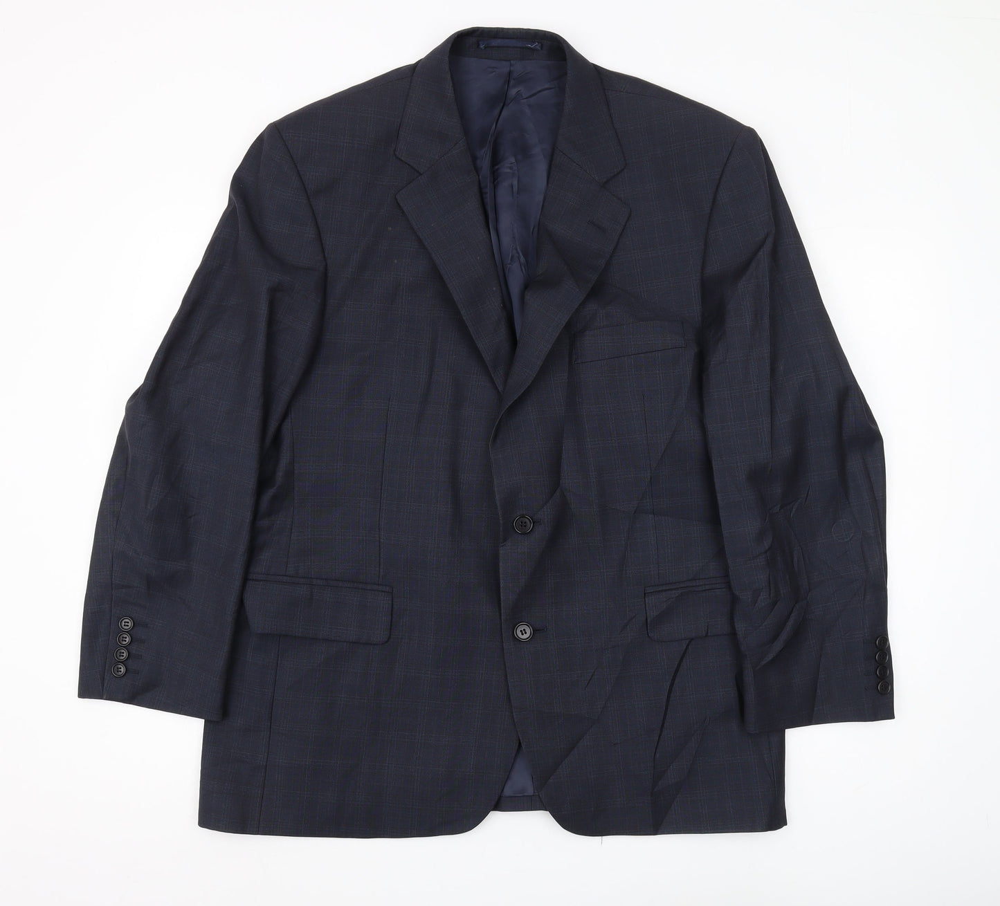 Mens UK Size 44 Magee Regular Blue Suit Jacket
