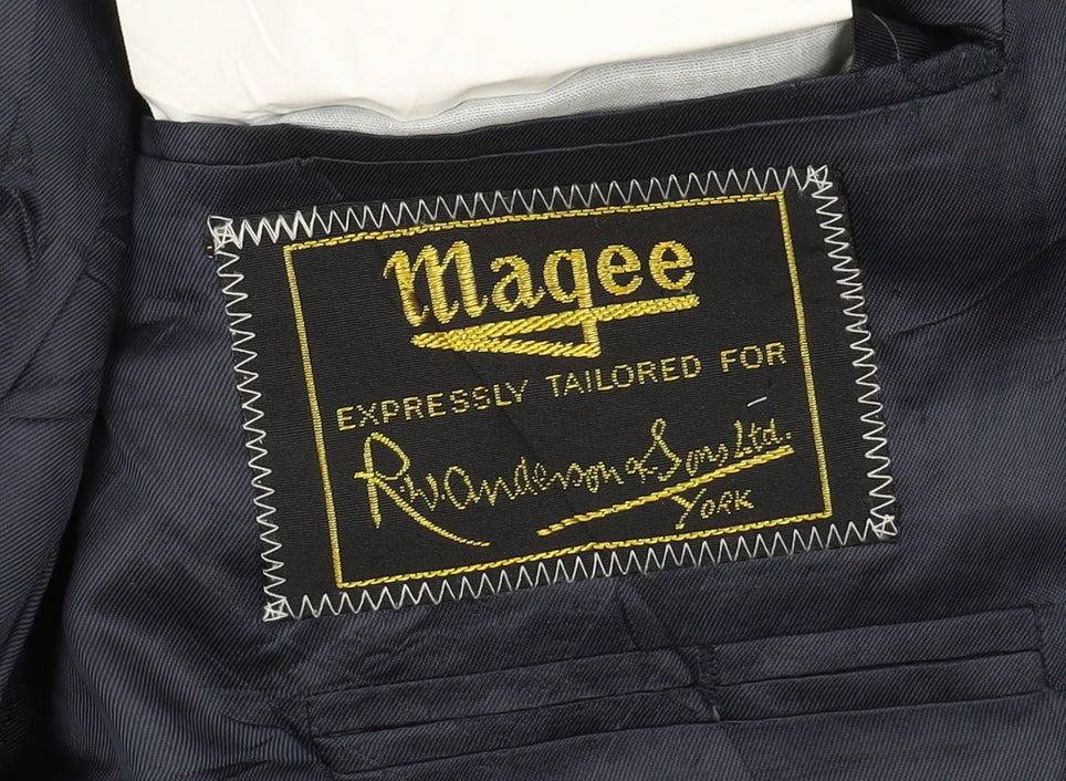 Mens UK Size 44 Magee Regular Blue Suit Jacket