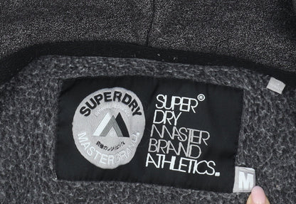 Superdry Men's Grey Pullover Hoodie M with Logo