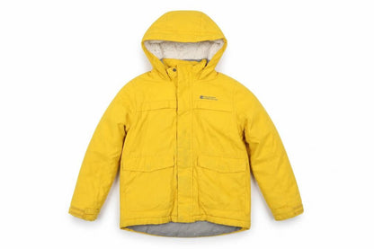 Mountain Warehouse Boys Yellow Parka 7-8 Years Hooded Jacket