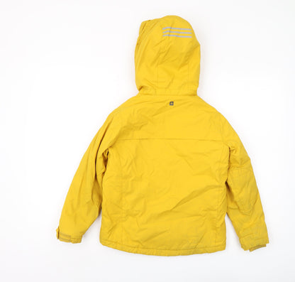 Mountain Warehouse Boys Yellow Parka 7-8 Years Hooded Jacket