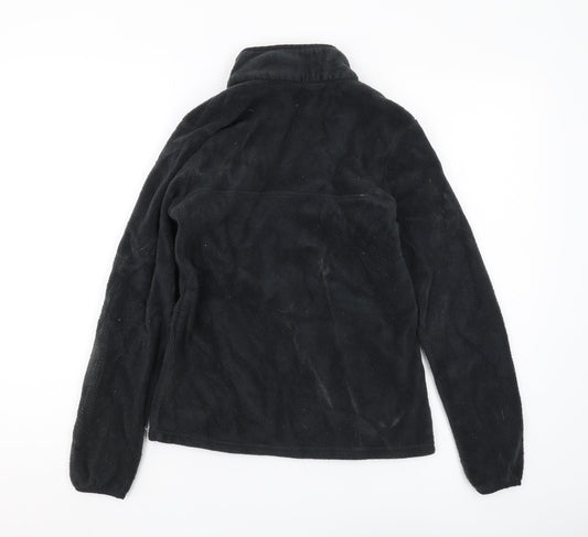 Columbia Women's Black Fleece Henley Sweatshirt XS