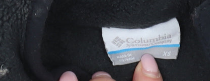 Columbia Women's Black Fleece Henley Sweatshirt XS