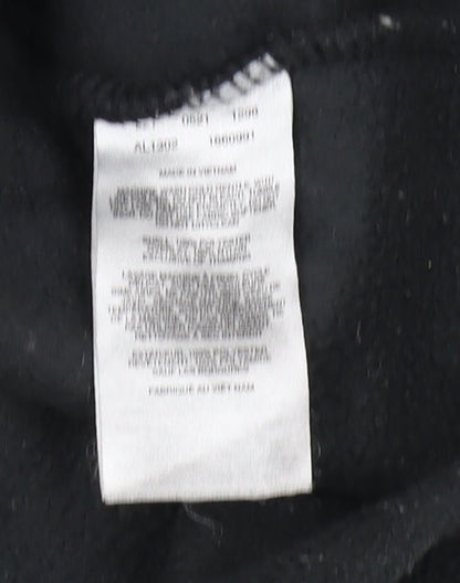 Columbia Women's Black Fleece Henley Sweatshirt XS