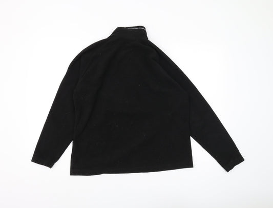 Craghoppers Black Henley Sweatshirt Unisex Size 12