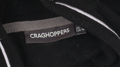 Craghoppers Black Henley Sweatshirt Unisex Size 12