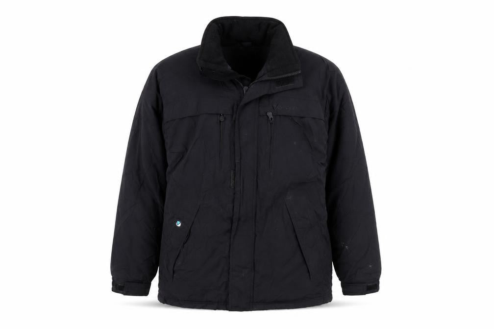 Mens UK Size M Voyager Industries Black Parka Coat