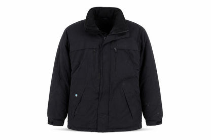 Mens UK Size M Voyager Industries Black Parka Coat