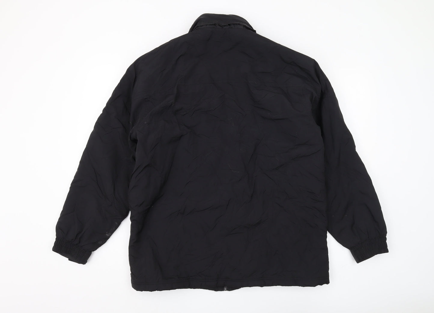 Mens UK Size M Voyager Industries Black Parka Coat