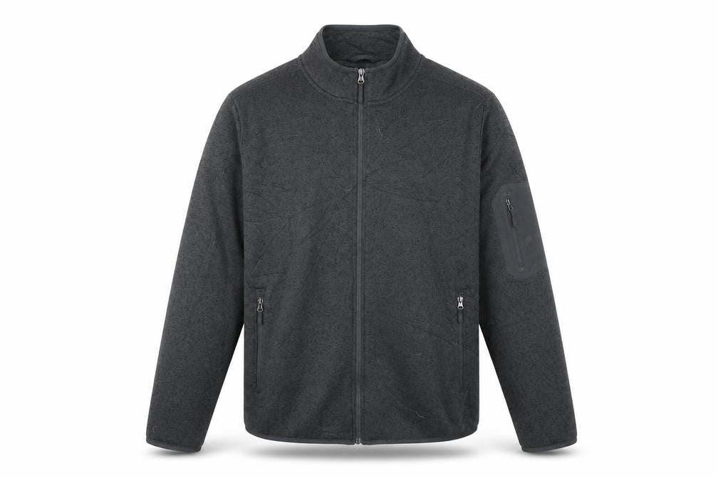 Mens UK Size XL Crane Black Full Zip Sweatshirt