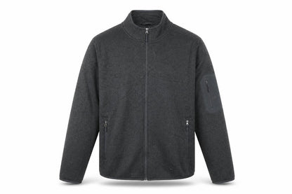 Mens UK Size XL Crane Black Full Zip Sweatshirt