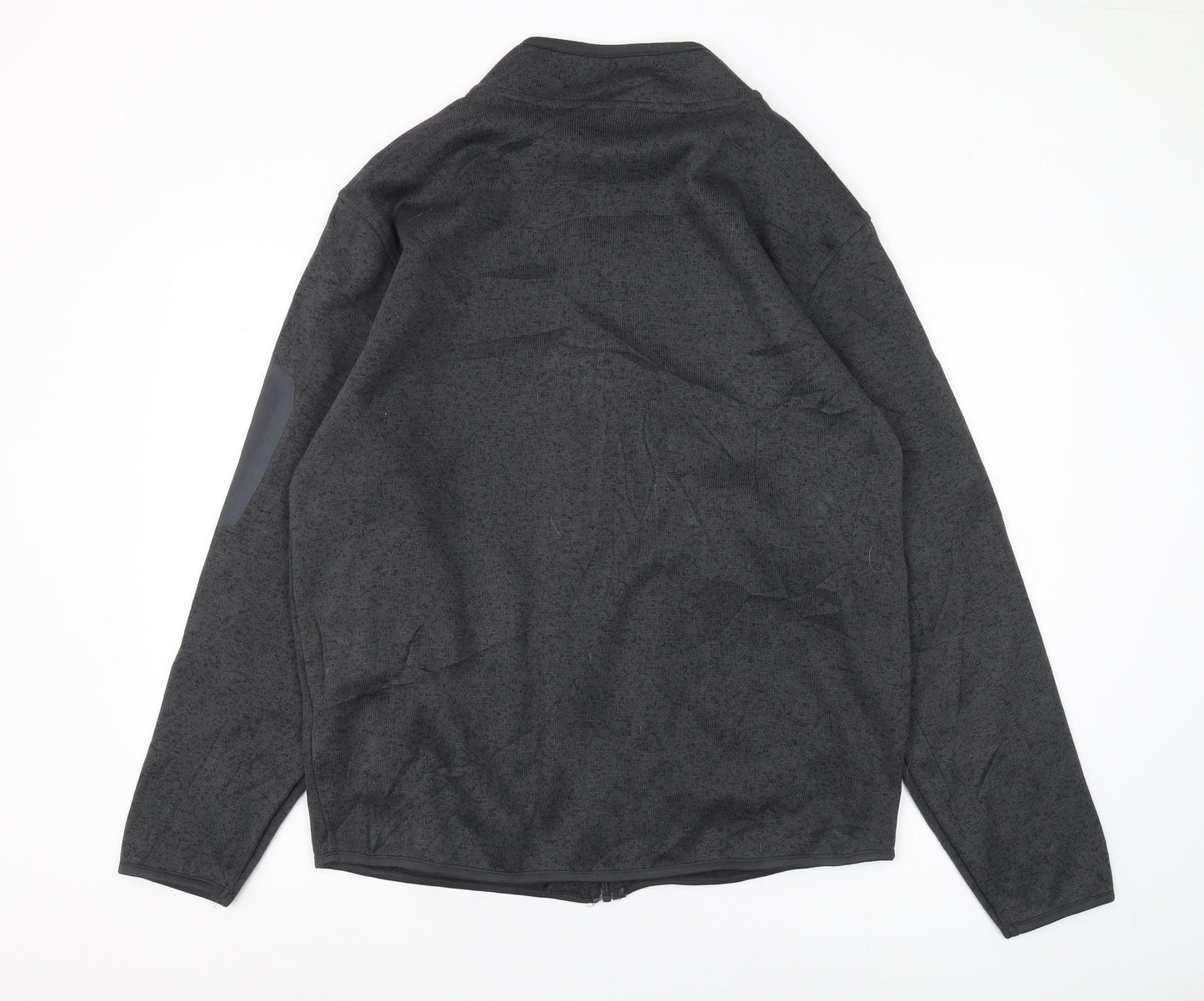 Mens UK Size XL Crane Black Full Zip Sweatshirt