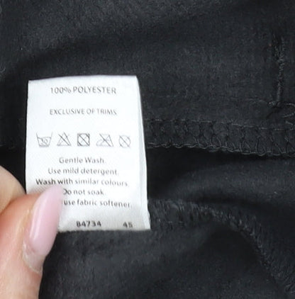 Mens UK Size XL Crane Black Full Zip Sweatshirt