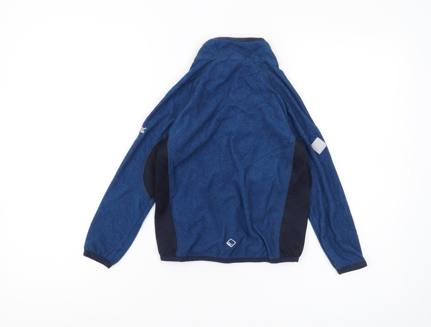 Regatta Boys Blue Track Jacket 5-6 Yrs Full Zip Hooded