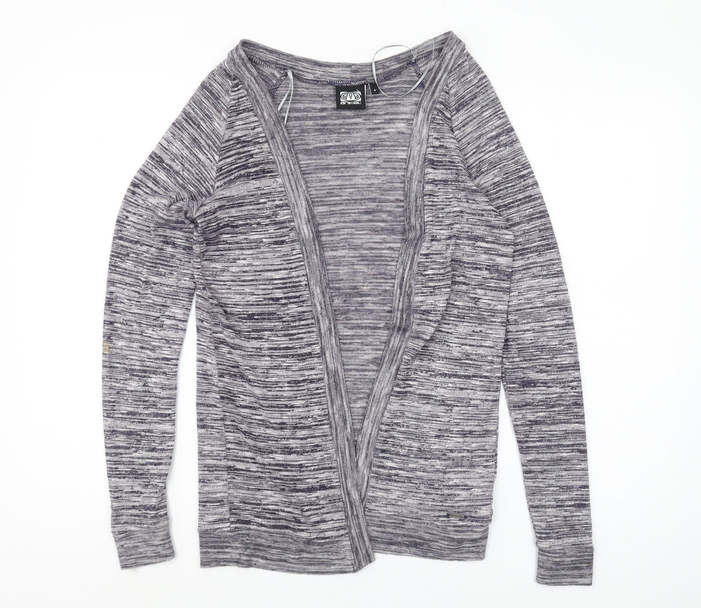 Womens UK Size 6 Animal Grey Cardigan Jumper