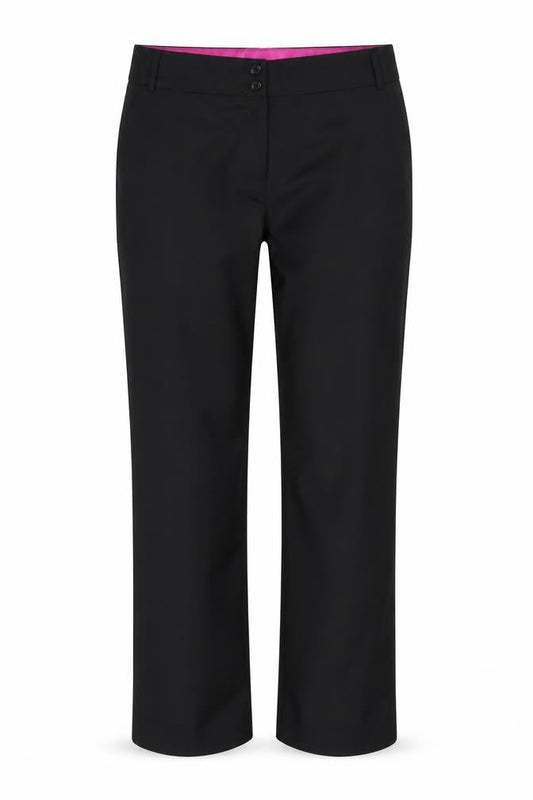 Womens UK Size 10 Ted Baker Regular Fit Dress Pants Black Trousers