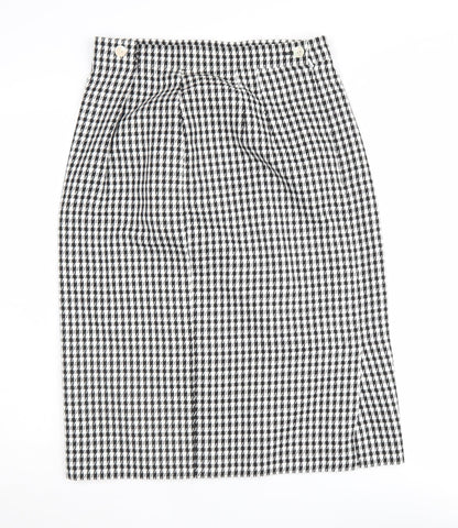 Alexon Women's Houndstooth Pencil Skirt Size 14