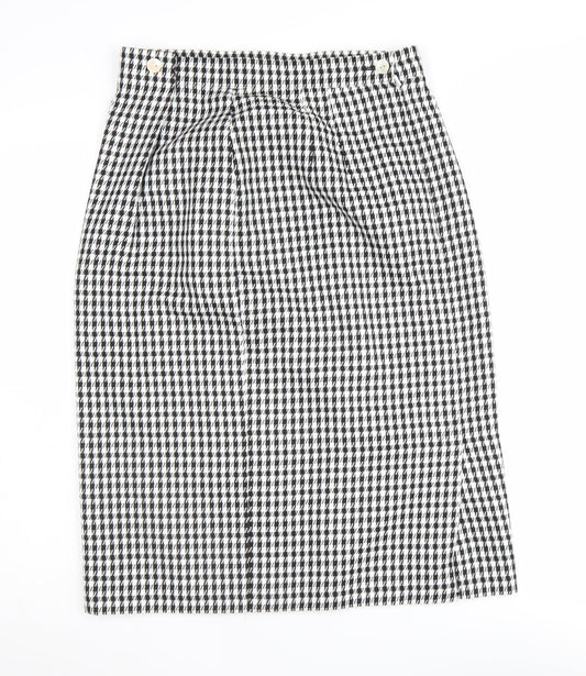 Alexon Women's Houndstooth Pencil Skirt Size 14