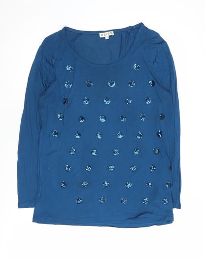 Womens UK Size S Reiss Blue  T-Shirt
