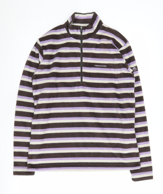 Craghoppers Women's Striped Pullover Sweatshirt UK 10