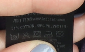 Ted Baker Men's Purple Geometric T-Shirt, Size M