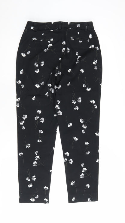 Womens UK Size 10 RJR John Rocha Slim Fit Straight Black Trousers