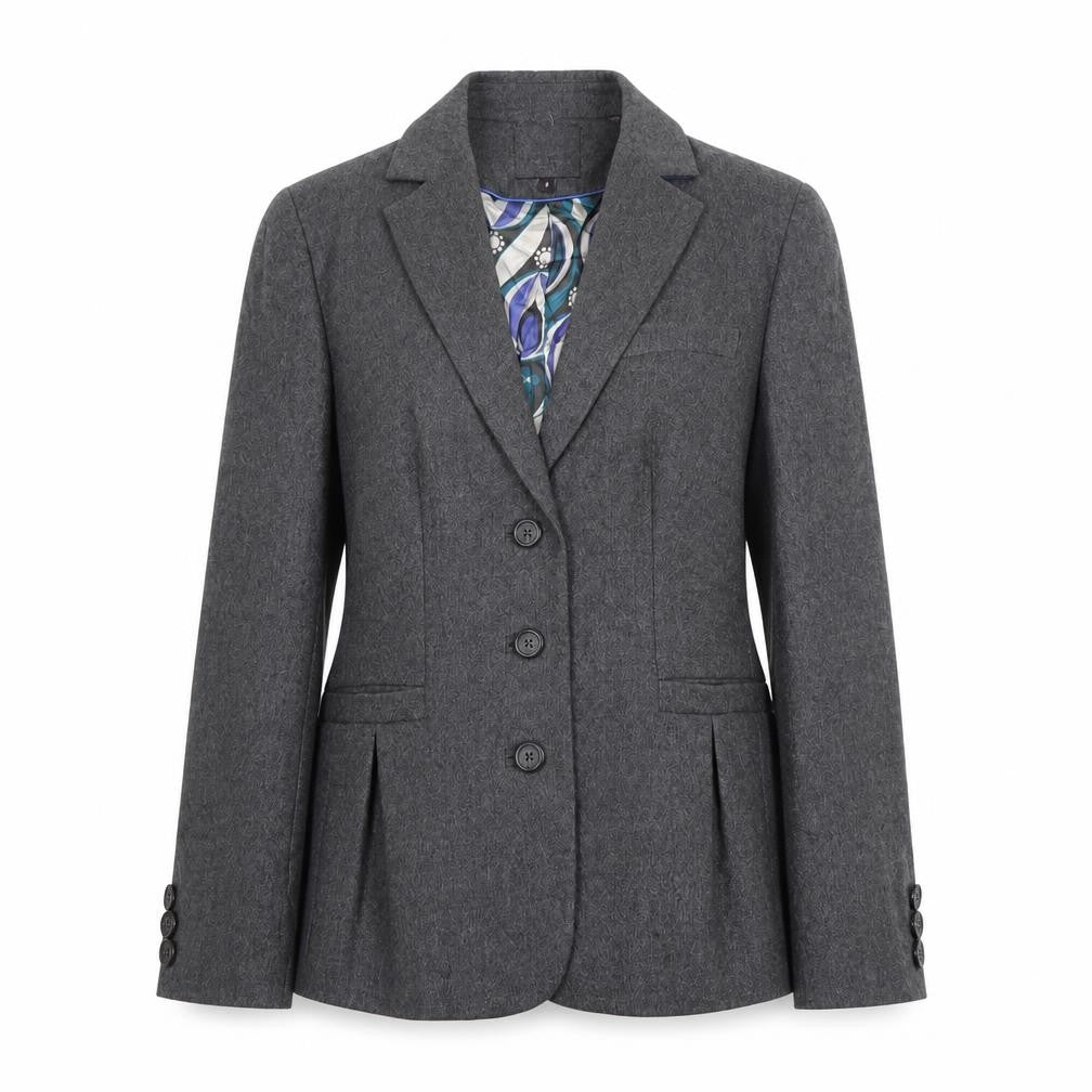 Womens UK Size M Ted Baker Regular Grey Blazer