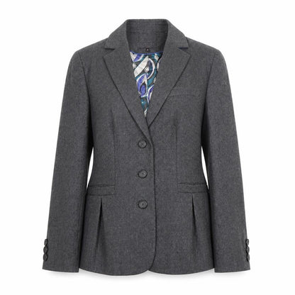 Womens UK Size M Ted Baker Regular Grey Blazer