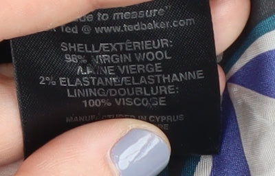 Ted Baker Women's Grey Blazer M Business Formal