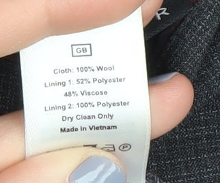Mens UK Size 40 T.M.Lewin Regular Grey Suit Jacket