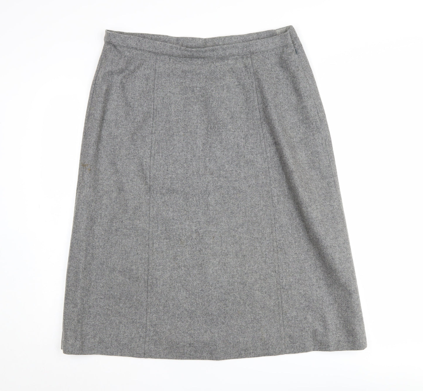 Eastex Women's Grey Wool Pencil Skirt Size 16