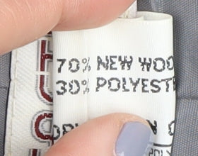 Eastex Women's Grey Wool Pencil Skirt Size 16