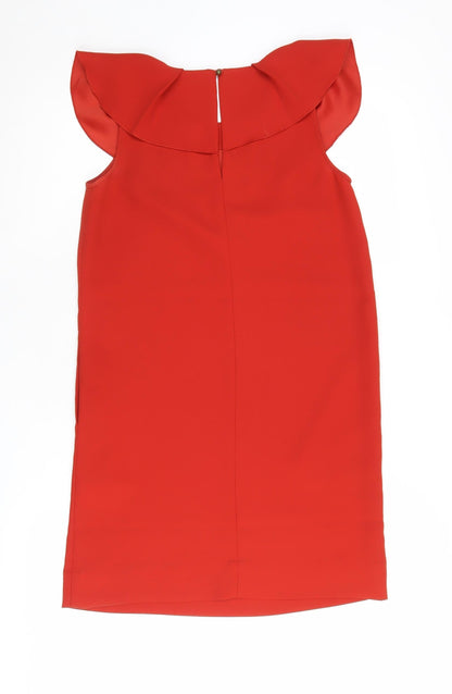 Banana Republic Women's Red Shift Dress 00P Petite