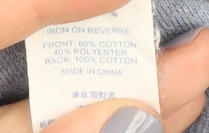 Cath Kidston Women's Blue Floral Pullover Jumper Size S