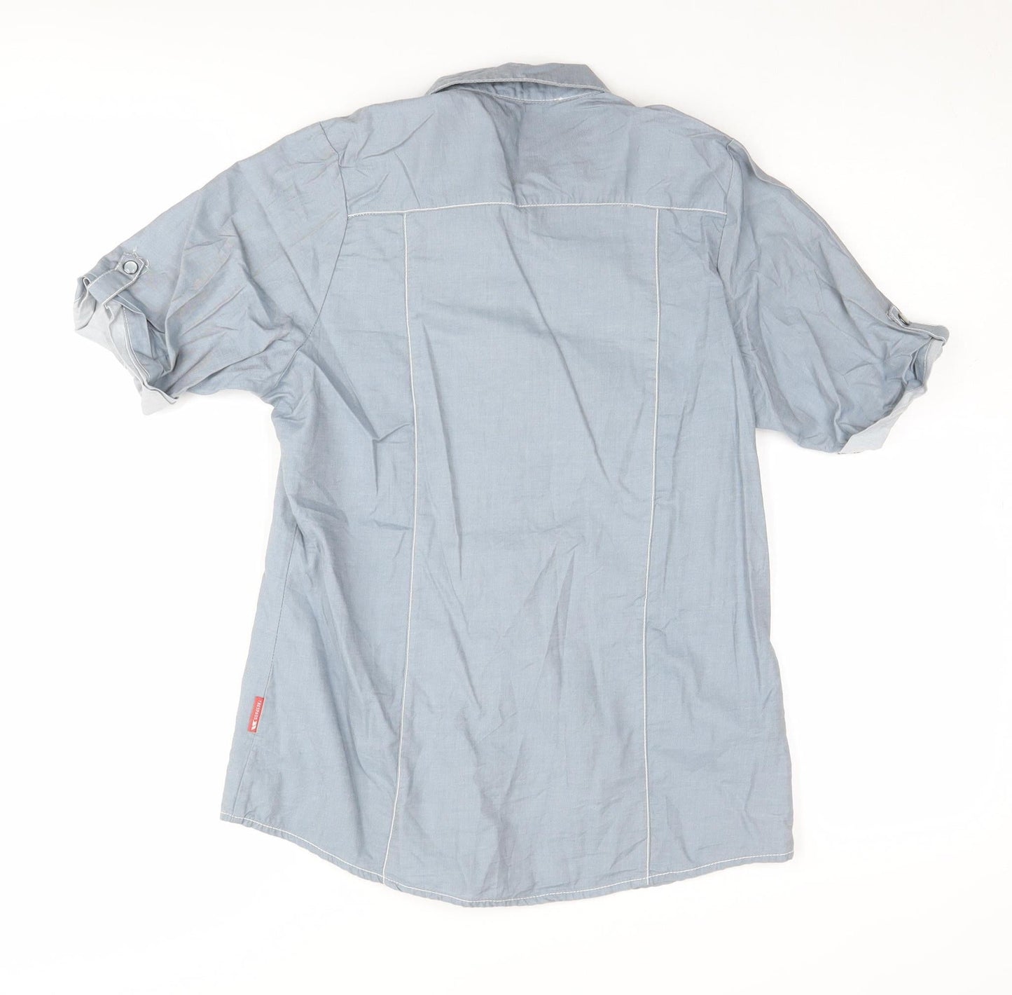Womens UK Size S Trespass Grey Basic Button-Up