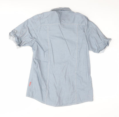 Womens UK Size S Trespass Grey Basic Button-Up
