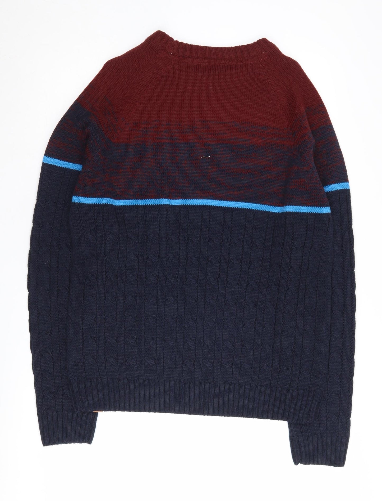 Tokyo Laundry Men's Multicoloured Cable-Knit Jumper L